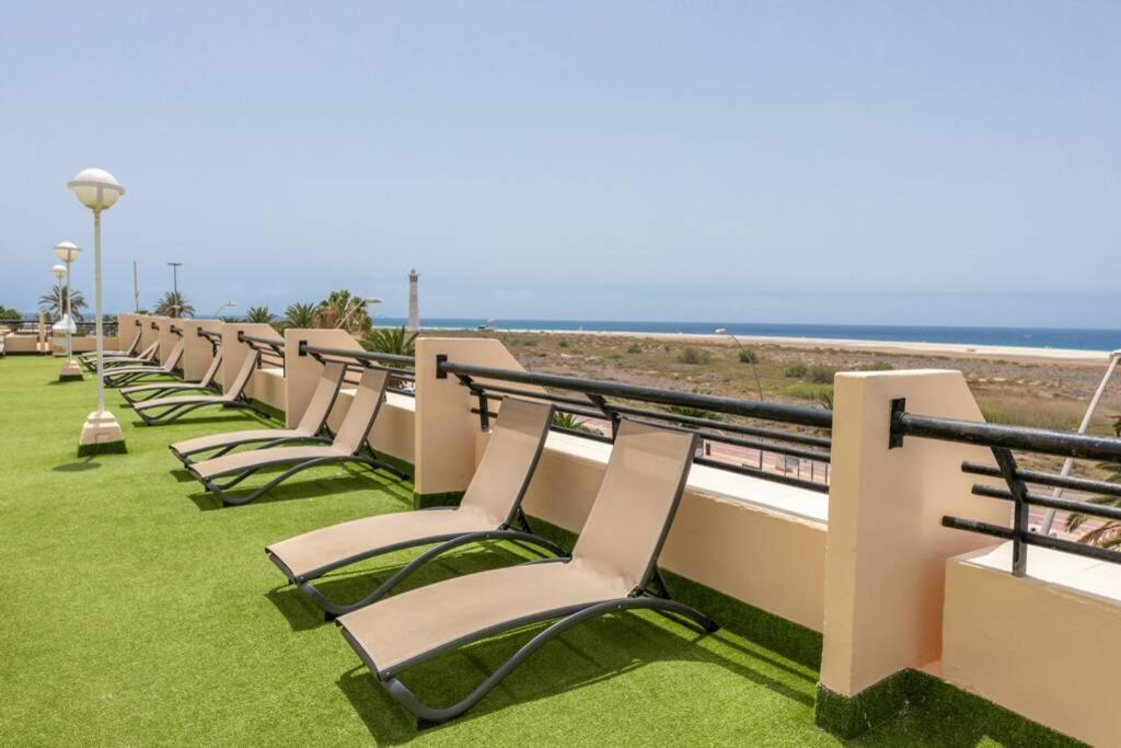 Vista Oceano Spiaggia A 250 M Wi-Fi Ac E Tv In Camera E Zona Giorno Morro Jable  Eksteriør billede